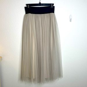 White Tulle Skirt